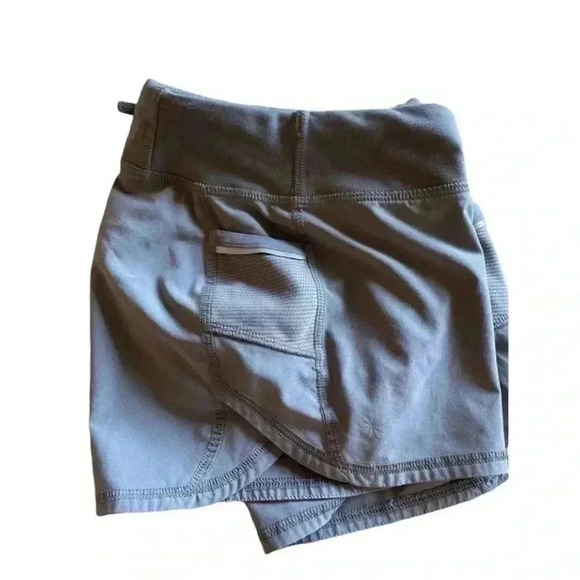 Athleta Girl Gray Shorts Sporty Gymnastics Dance Play SZ S - Picture 2 of 5
